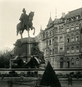 Germany Cologne Koln Kaiser Wilhelm Monument NPG Stereo Photo 1900