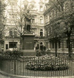 Germany Cologne Koln Monument Moltke Old NPG Stereo Photo 1900