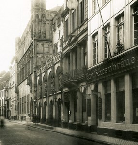 Germany Cologne Koln Gurzenich Old NPG Stereo Stereoview Photo 1900