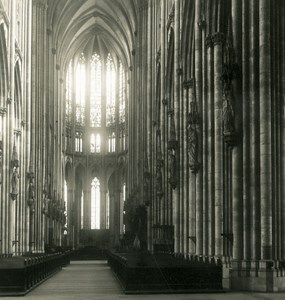 Germany Cologne Koln Dom Inneres Cathedral NPG Stereo Stereoview Photo 1900