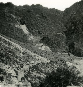 Argentina Andes Copper mine Residue Old NPG Stereo Stereoview Photo 1900