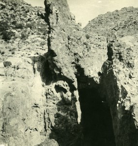 Argentina Andes Copper Mine Entry Old NPG Stereo Stereoview Photo 1900