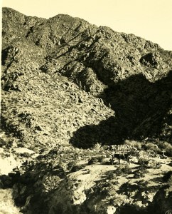 Argentina Andes lonely cemetery at 3500M Old NPG Stereo Stereoview Photo 1900