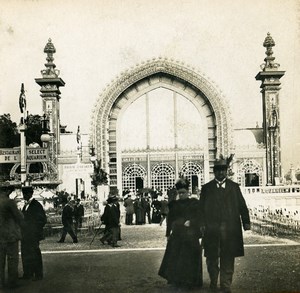 France Paris World Fair Greenhouse Old Stereoview Photo SIP 1900