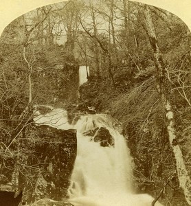 United Kingdom Westmorland Landscape Rydall Park Fall Old Stereoview Photo 1860