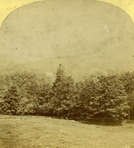 United Kingdom Ryder Hall from Loughrigg Fell Stereoview Photo Ogle & Edge 1860