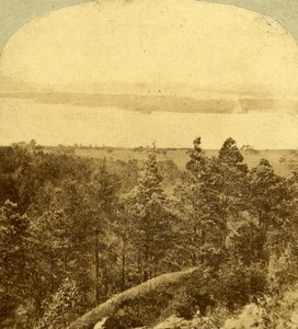 Ireland Killarney Landscape Panorama Old Stereoview Photo 1860