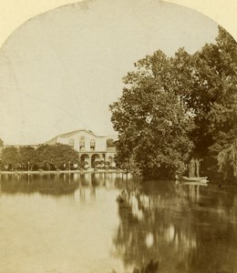 Germany Hesse Wiesbaden Casino Kurhaus Spa Old Stereoview Photo Fay 1860