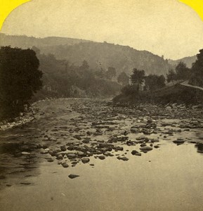 Germany Großherzogtum Baden Forbach Valley Old Stereoview Photo Braun 1860
