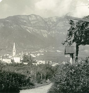 Italy Südtirol South Tyrol Kaltern near Bozen Old Stereoview Photo NPG 1900