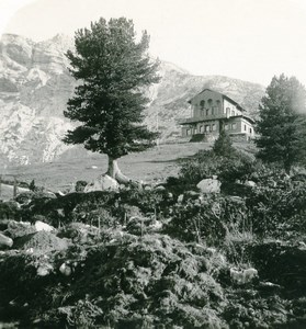 Germany Bavarian Highlands Konigshaus Schachen Old Stereoview Photo NPG 1900