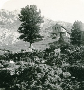 Germany Bavarian Highlands Konigshaus Schachen Old Stereoview Photo NPG 1900