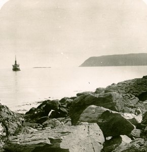 Norway near the North Cape Old Stereoview Photo 1900