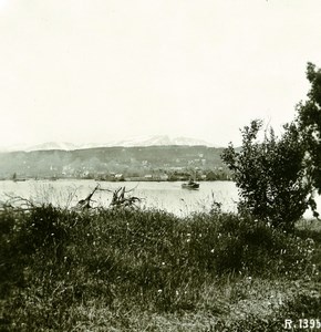 Norway Tromso Panorama Old Stereoview Photo 1900