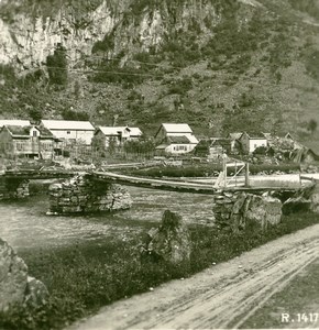 Norway in the Nero Valley Old Stereoview Photo 1900