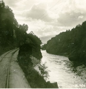 Norway Road between Voss & Bergen Old Stereoview Photo 1900