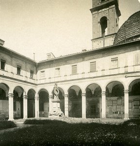 Italy Firenze Church Santo Spirito Old Stereoview Photo NPG 1900