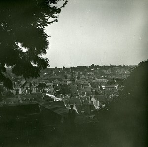 Belgium Namur Panorama Old Amateur Stereoview Photo Possemiers 1900