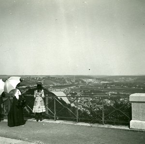 Belgium Namur Panorama Old Amateur Stereoview Photo Possemiers 1900