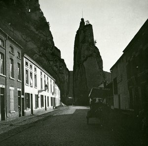 Belgium Dinant Rocher Bayard Old Amateur Stereoview Photo Possemiers 1900