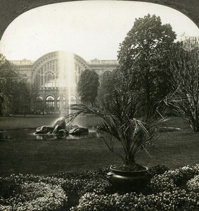 Italy Turin Torino Piazza Carlo Felice Old Stereoview Photo Kelley 1900