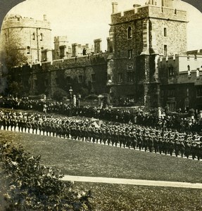United Kingdom London King Edward VII funeral Stereoview Photo Underwood 1910