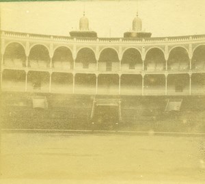 France French Riviera around Nice Arena Amateur Stereoview Photo Pourtoy 1900