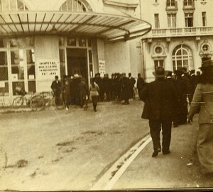 France Hopital Militaire Temporaire Amateur Stereoview Photo Pourtoy 1915