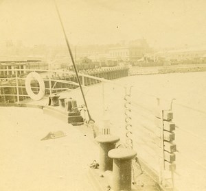 France French Riviera around Nice Old Amateur Stereoview Photo Pourtoy 1900