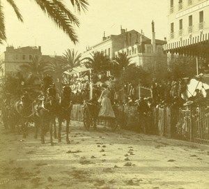 France French Riviera Cannes Royal Hotel Amateur Stereoview Photo Pourtoy 1900