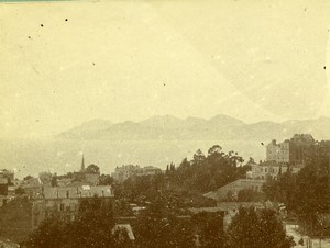 France French Riviera around Nice Old Amateur Stereoview Photo Pourtoy 1900
