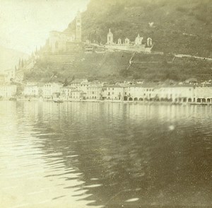 France French Riviera around Nice Old Amateur Stereoview Photo Pourtoy 1900