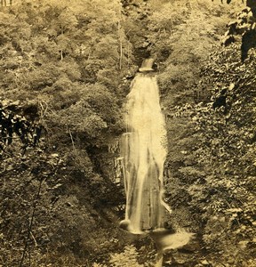 Scotland Kenmore the Falls of Acharn Old GW Wilson Stereoview Photo 1865