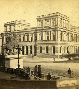 Scotland Edinburgh General Post Office Old GW Wilson Stereoview Photo 1865