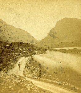 Ireland Lakes of Killarney Gap of Dunloe Old Stereoview Photo 1900