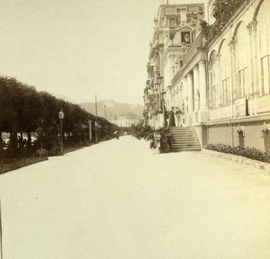 Switzerland Lucerne Luzern Casino Old Stereoview Photo 1880