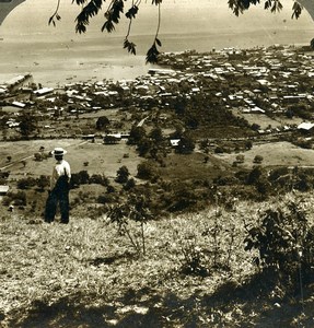 Panama City & Harbor Panorama Old Stereoview Underwood 1904