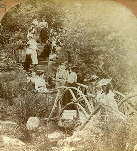 Washington Tacoma Defiance Park Urban Park Old Keystone Stereoview Photo 1898