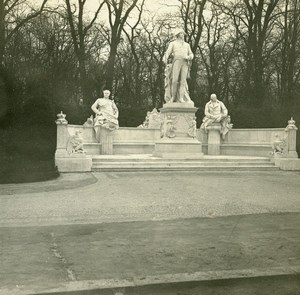 Germany Berlin Siegesallee Monument Friedrich der Große Amateur Stereoview 1919