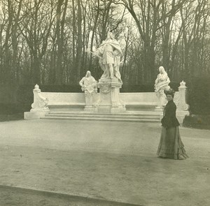 Germany Berlin Siegesallee Monument Friedrich Wilhelm Amateur Stereoview 1919