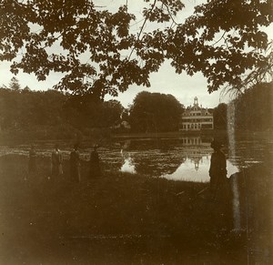 Belgium Brasschaet Polygone Mick Castle Old Amateur Stereoview 1919