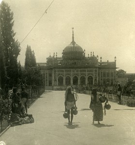 India Lucknow Qaisar Bagh Palace Old Stereo Photo Kurt Boeck 1906