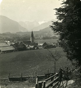 Austria Steiermark Styria Altaussee Dachstein Old Stereo Photo Wurthle 1900