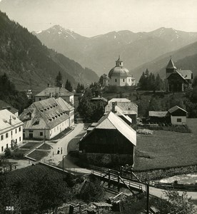 Austria Gastein Bockstein Old Stereo Photo Wurthle 1900