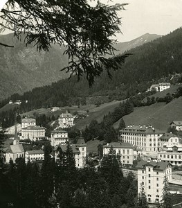 Austria Gastein St Nikolaus Old Stereo Photo Wurthle 1900