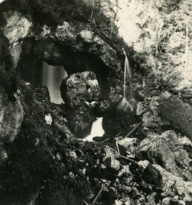 Austria Salzburg Alps Gollinger Waterfall Old NPG Stereo Photo 1900