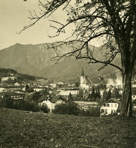 Austria Salzkammergut Bad Ischl Old Stereo Photo Photobrom 1900