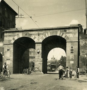 Italy Milan Milano Portoni di Porta Nova City Gate Old NPG Stereo Photo 1900