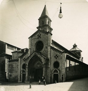 Italy Ventimiglia Cathedral Vintimille Old NPG Stereo Photo 1900