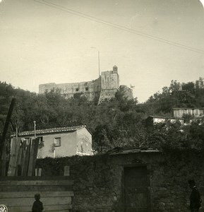 Italy La Spezia Castle Castello Old NPG Stereo Photo 1900